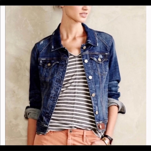 ANTHROPOLOGIE Pilcro Denim Jacket - Picture 2 of 11